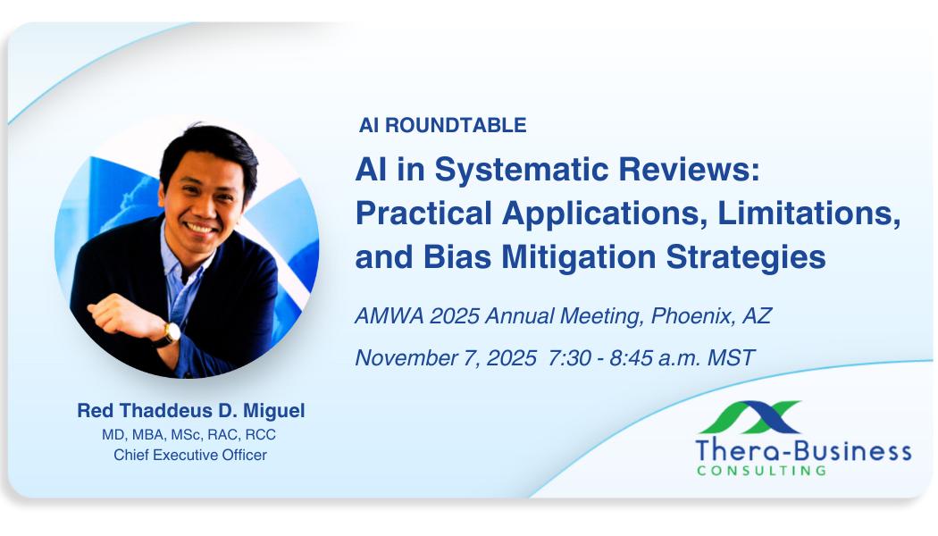 Dr. Red Thaddeus D. Miguel to Lead AI Roundtable at AMWA 2025